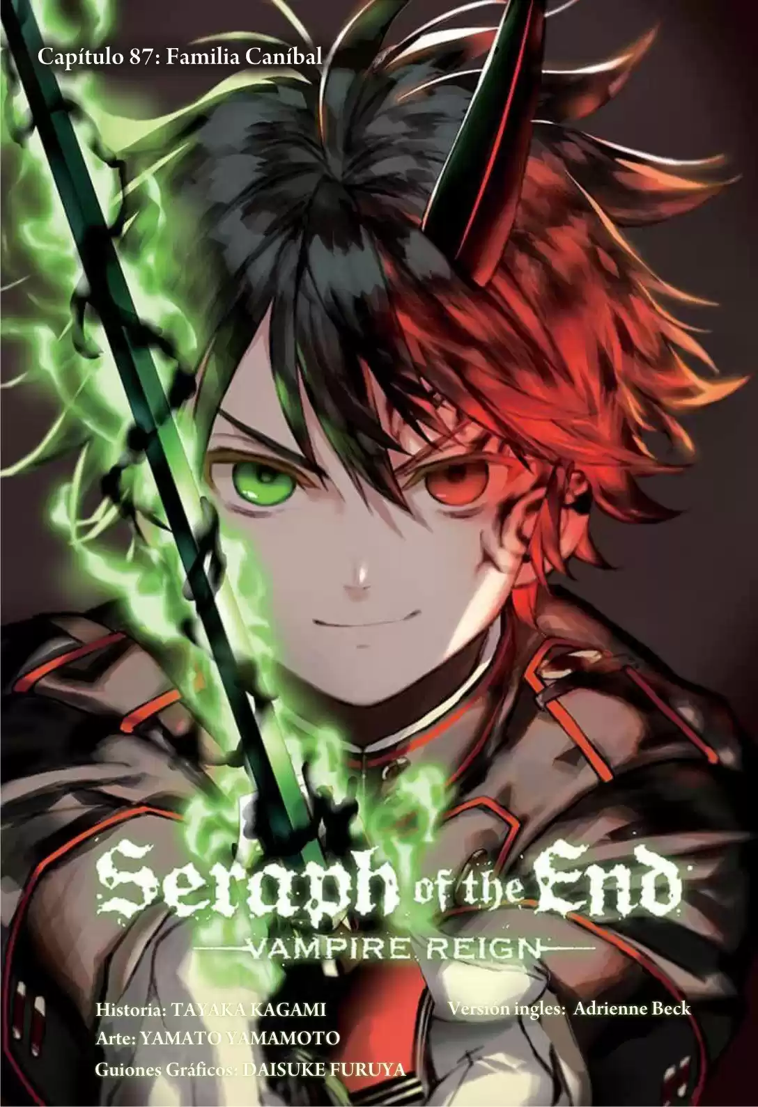 Owari no Seraph Capitulo 87: Familia canibal página 2