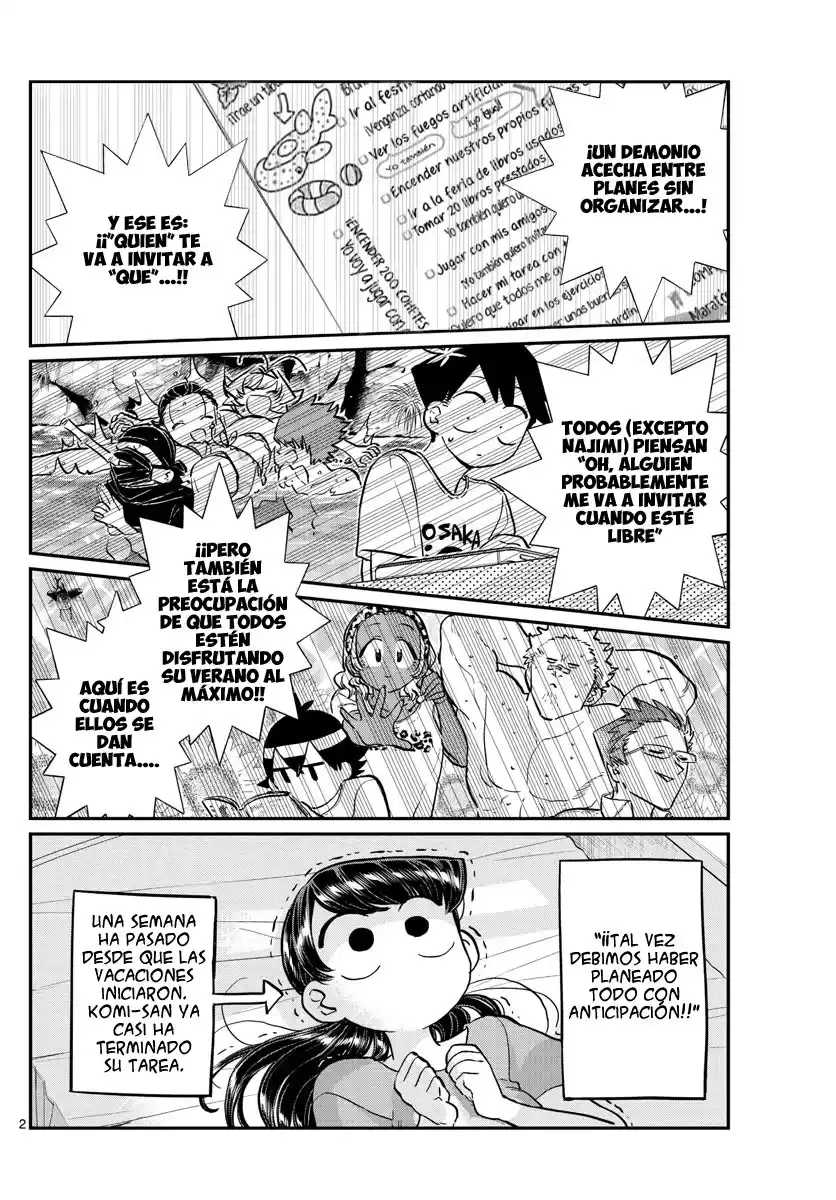 Komi-san wa Komyushou Desu Capitulo 162 página 3