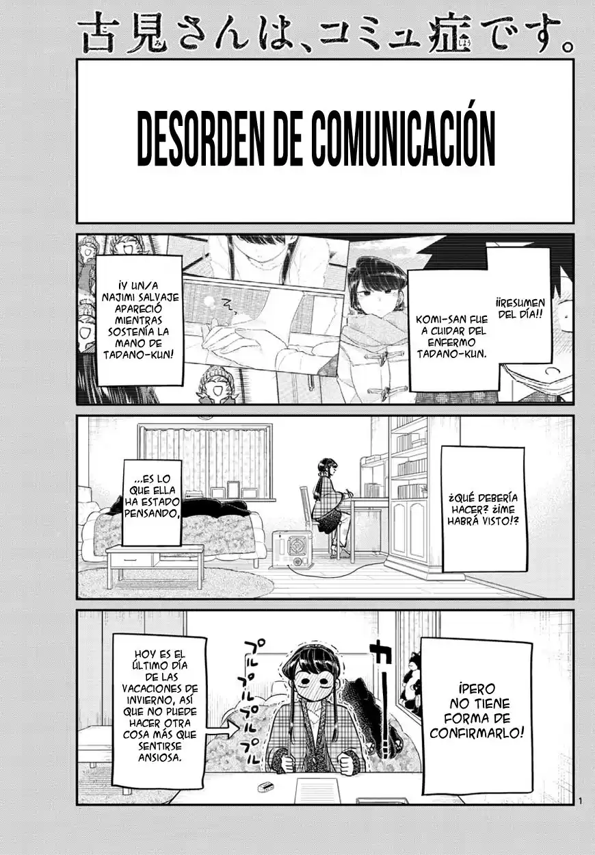 Komi-san wa Komyushou Desu Capitulo 100 página 2