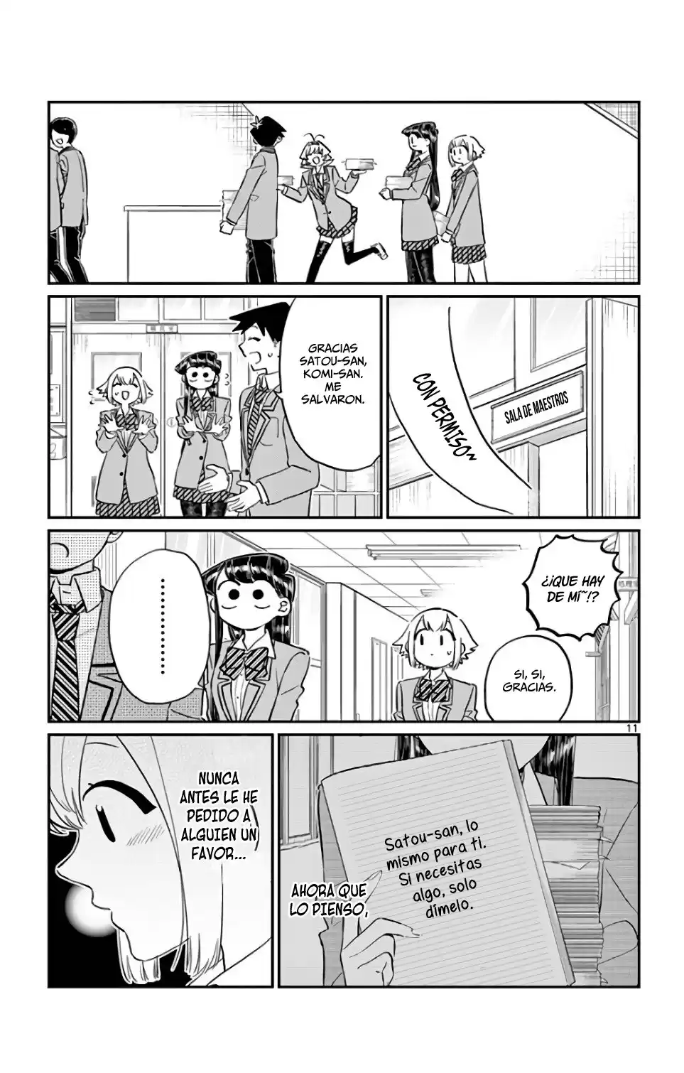 Komi-san wa Komyushou Desu Capitulo 122 página 12