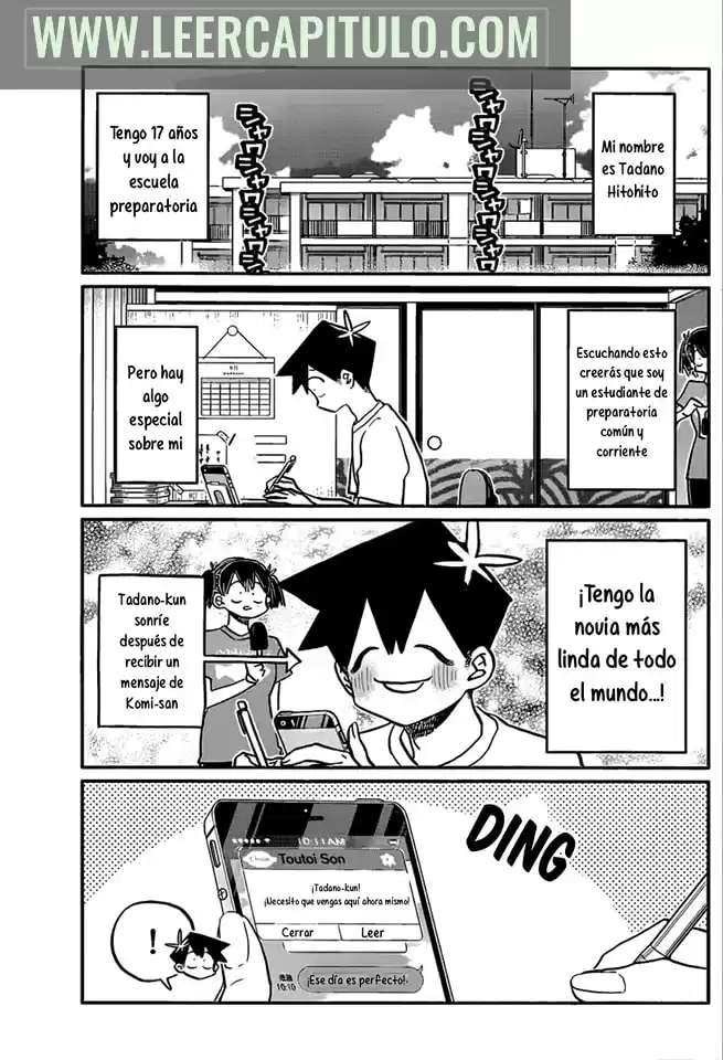 Komi-san wa Komyushou Desu Capitulo 394 página 1