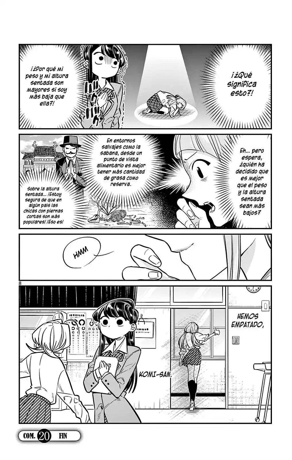 Komi-san wa Komyushou Desu Capitulo 8 página 10