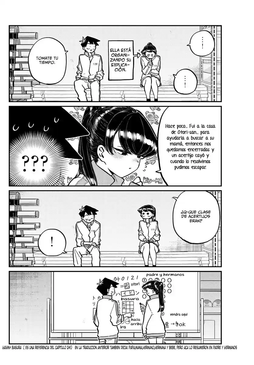 Komi-san wa Komyushou Desu Capitulo 246 página 11