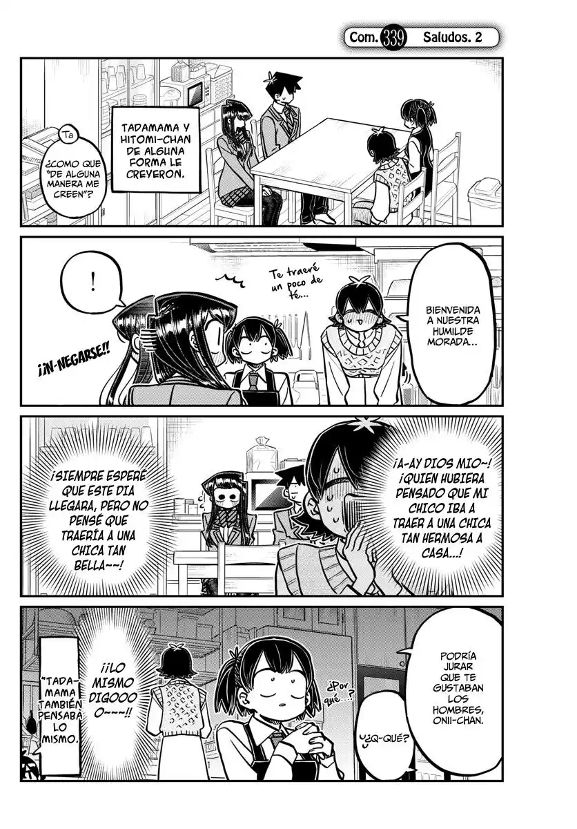 Komi-san wa Komyushou Desu Capitulo 339 página 2