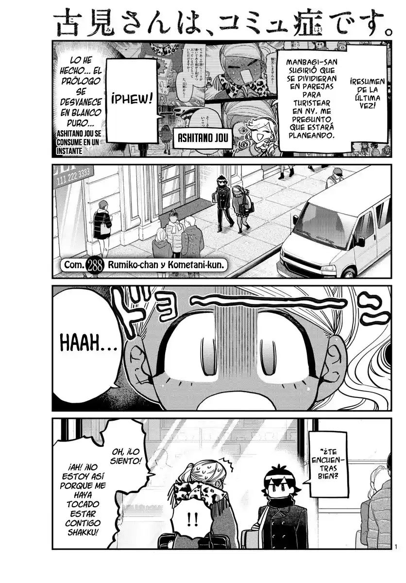 Komi-san wa Komyushou Desu Capitulo 288: Rumiko-chan y Kometani-kun página 2