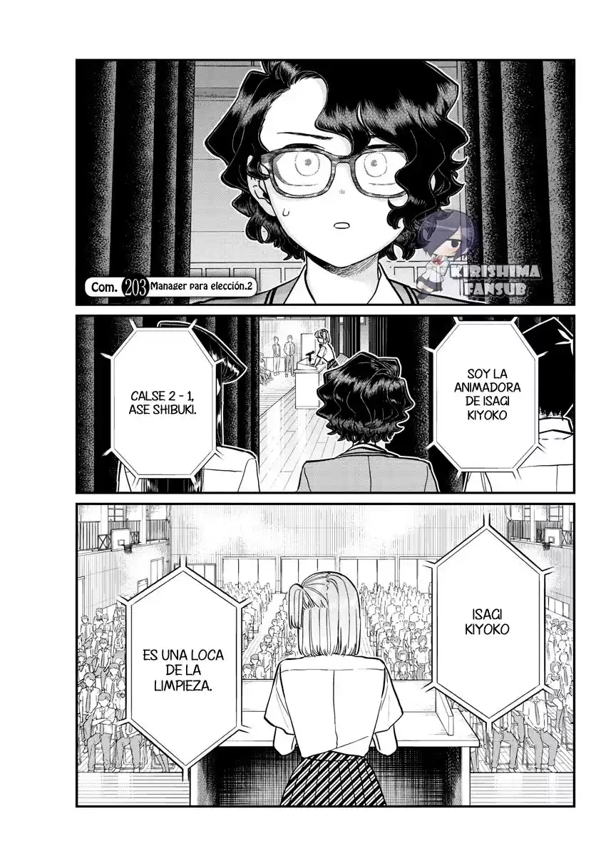 Komi-san wa Komyushou Desu Capitulo 203 página 3