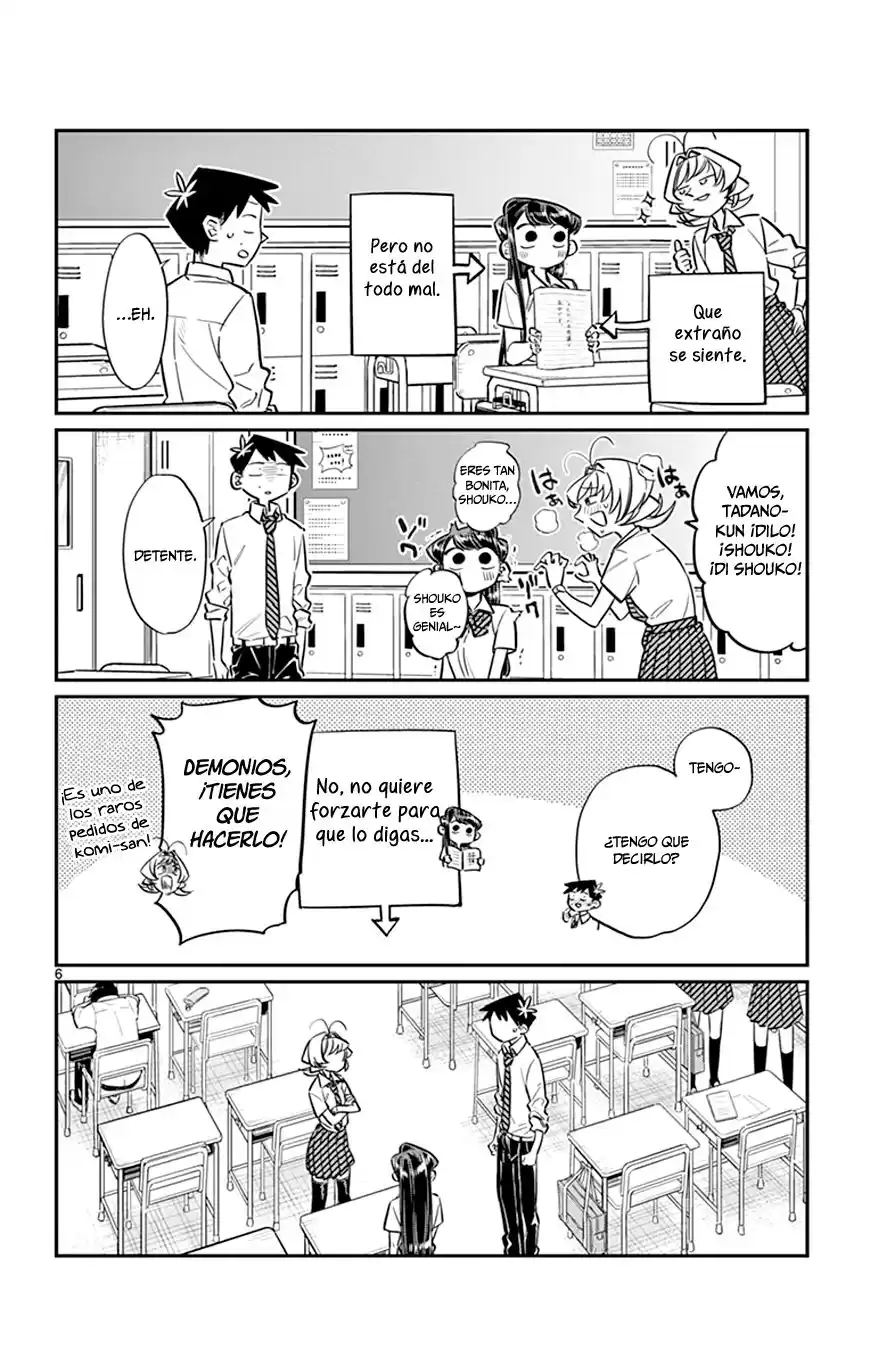 Komi-san wa Komyushou Desu Capitulo 53 página 7