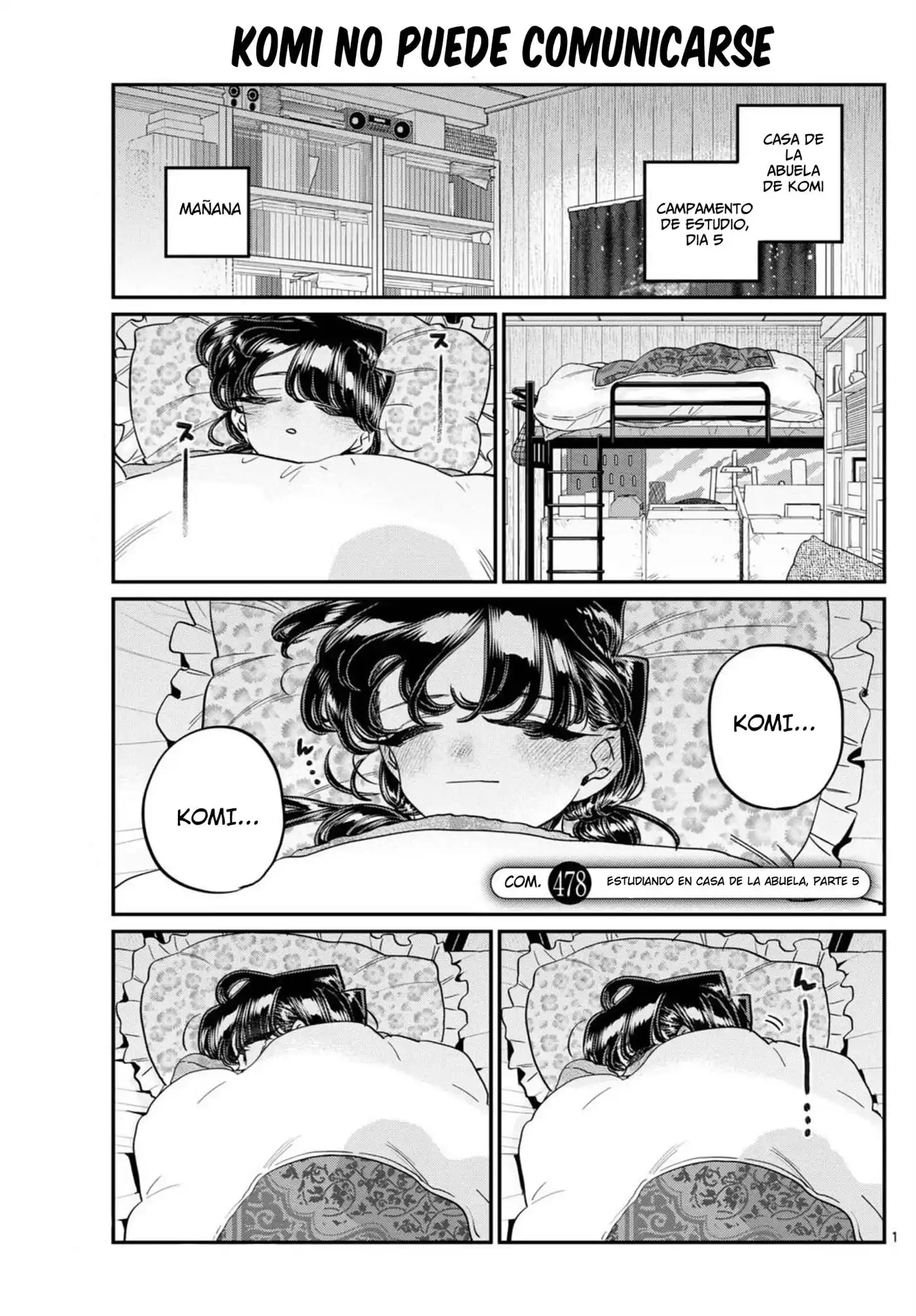 Komi-san wa Komyushou Desu Capitulo 478 página 1