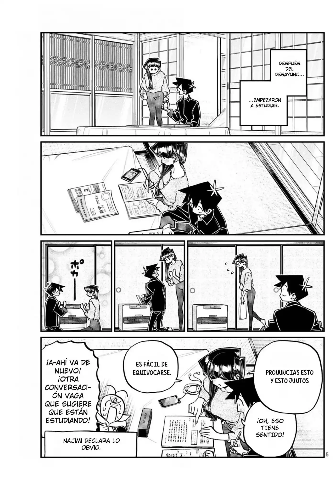 Komi-san wa Komyushou Desu Capitulo 478 página 5