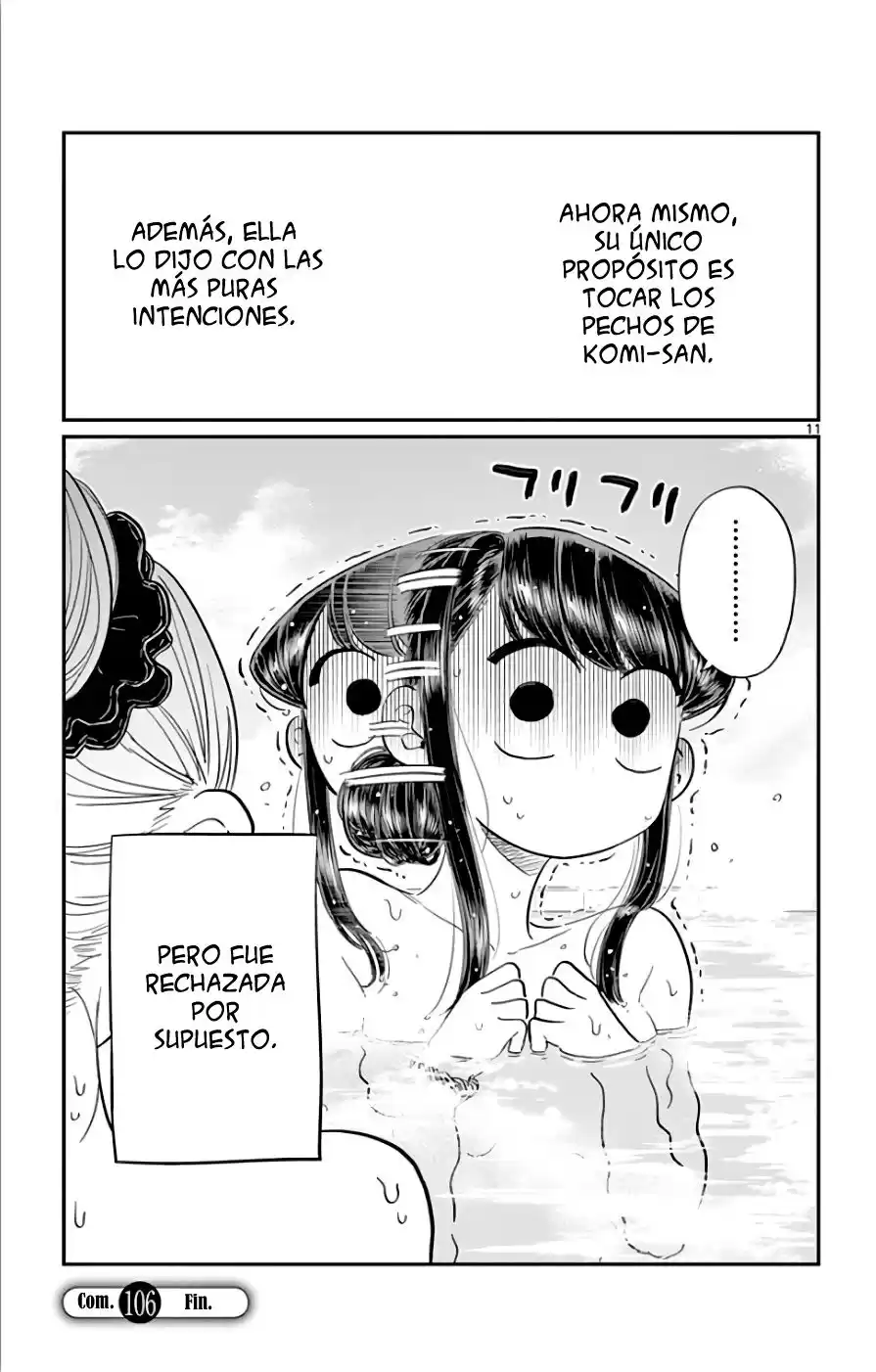 Komi-san wa Komyushou Desu Capitulo 106: El baño página 12