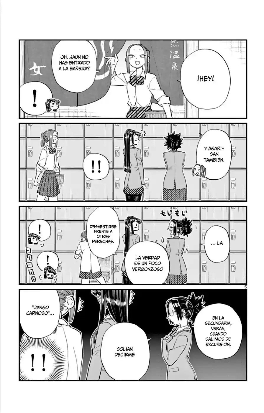 Komi-san wa Komyushou Desu Capitulo 106: El baño página 6