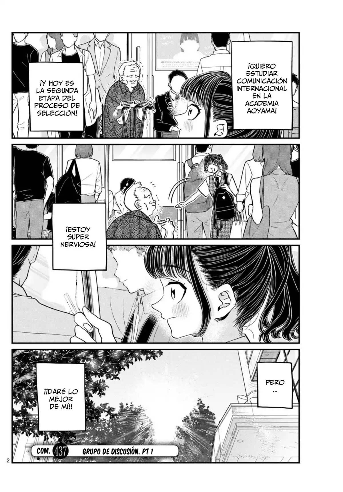 Komi-san wa Komyushou Desu Capitulo 437 página 2