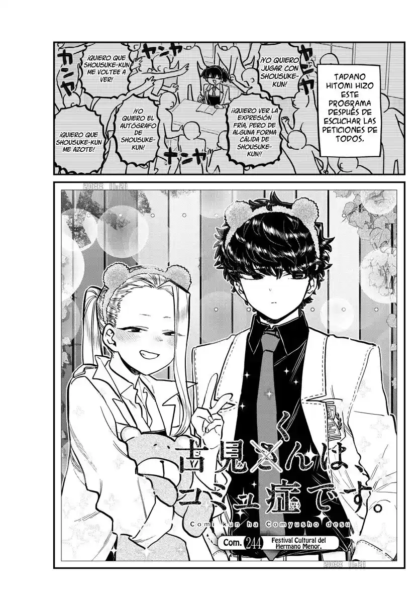 Komi-san wa Komyushou Desu Capitulo 244 página 6