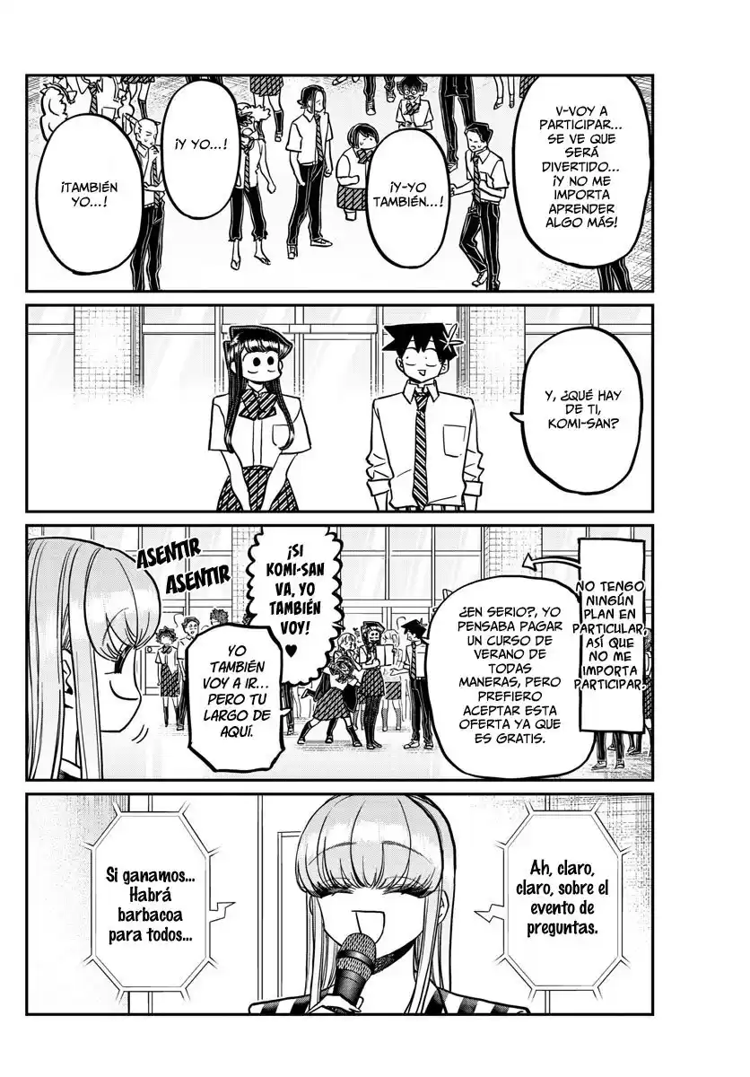 Komi-san wa Komyushou Desu Capitulo 376 página 8