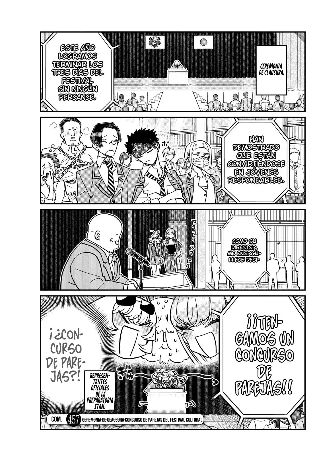 Komi-san wa Komyushou Desu Capitulo 457 página 5