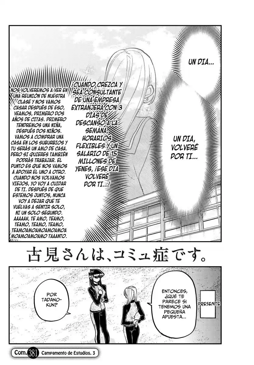 Komi-san wa Komyushou Desu Capitulo 381 página 5