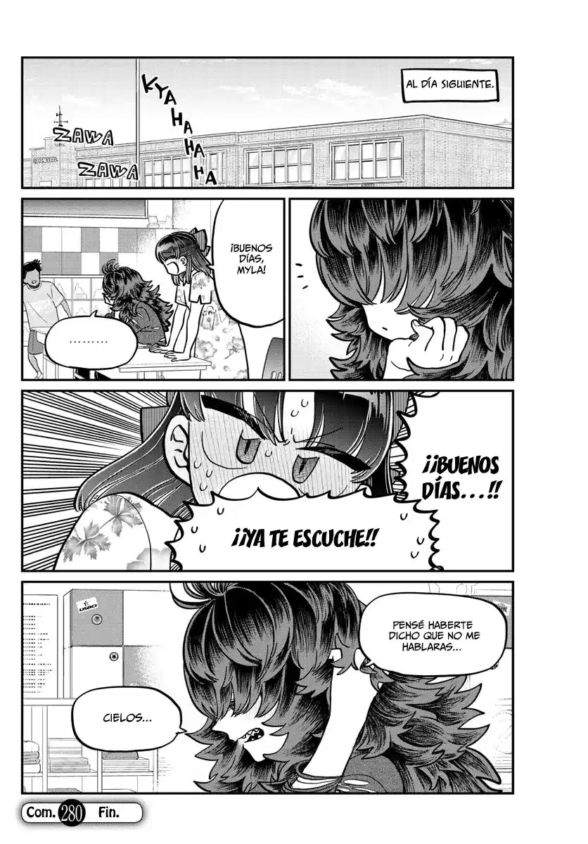 Komi-san wa Komyushou Desu Capitulo 280 página 9