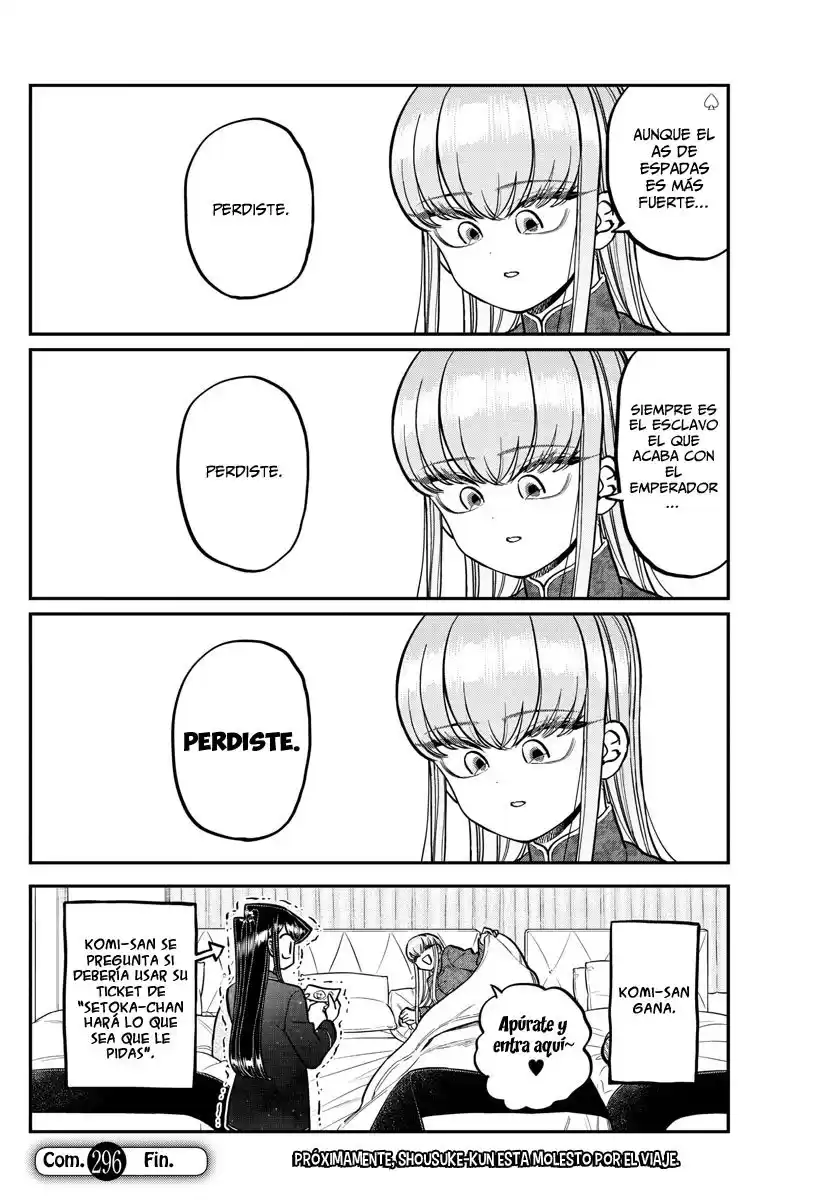 Komi-san wa Komyushou Desu Capitulo 296 página 9