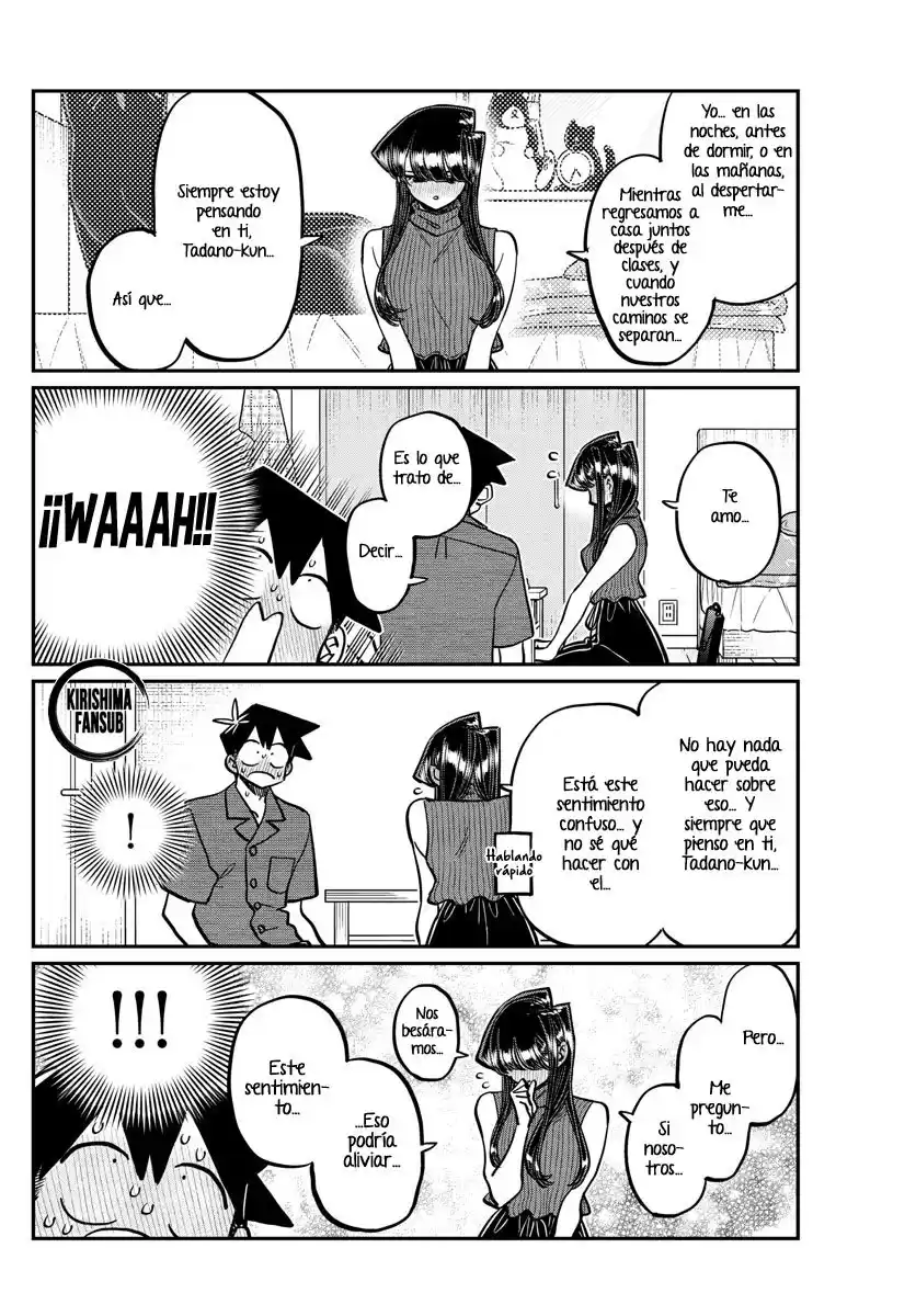 Komi-san wa Komyushou Desu Capitulo 374: Estudio en casa 2 página 9