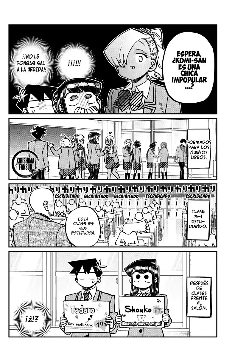 Komi-san wa Komyushou Desu Capitulo 329 página 3