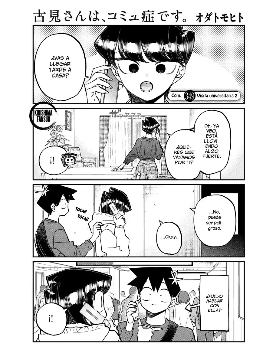 Komi-san wa Komyushou Desu Capitulo 349 página 3