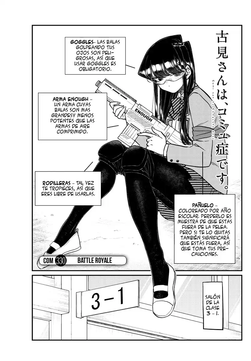 Komi-san wa Komyushou Desu Capitulo 330 página 8