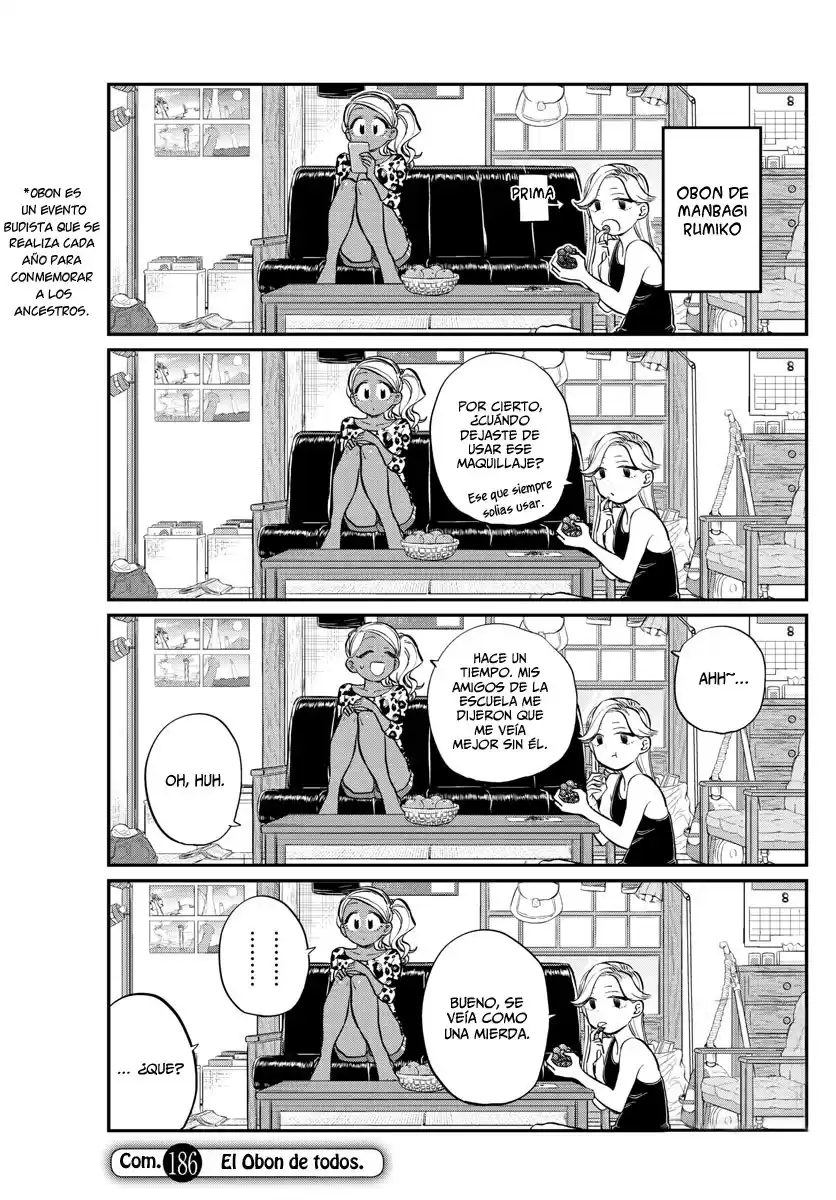 Komi-san wa Komyushou Desu Capitulo 186 página 2