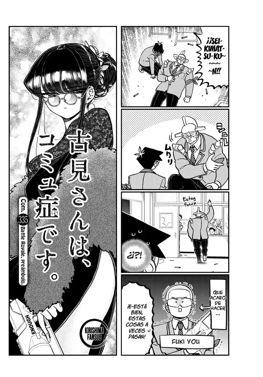 Komi-san wa Komyushou Desu Capitulo 335 página 3