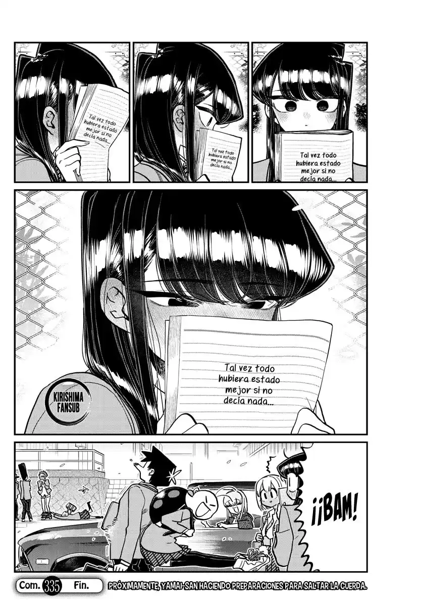 Komi-san wa Komyushou Desu Capitulo 335 página 9