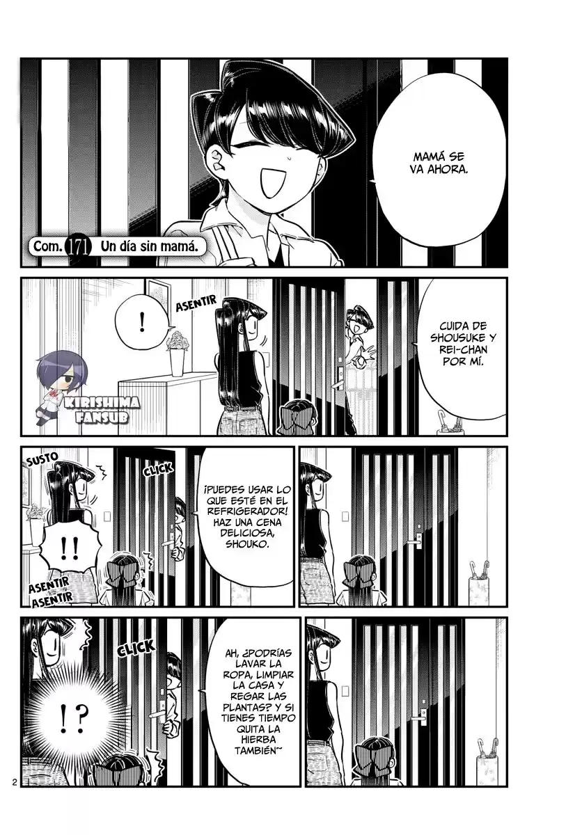 Komi-san wa Komyushou Desu Capitulo 171: Un día sin mamá página 3