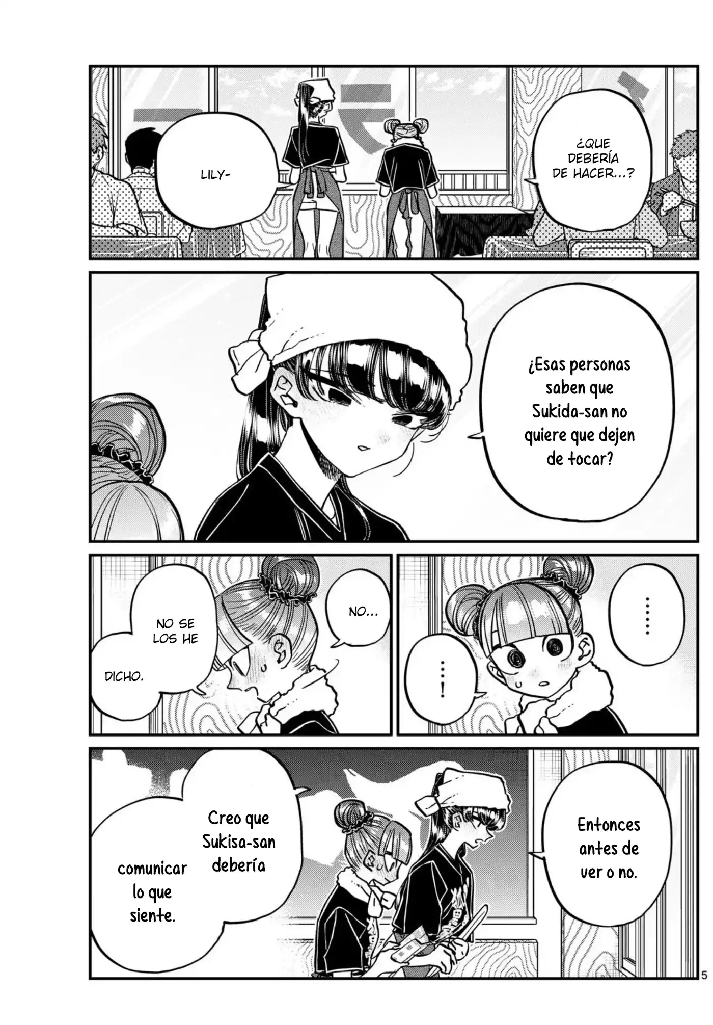 Komi-san wa Komyushou Desu Capitulo 454 página 5