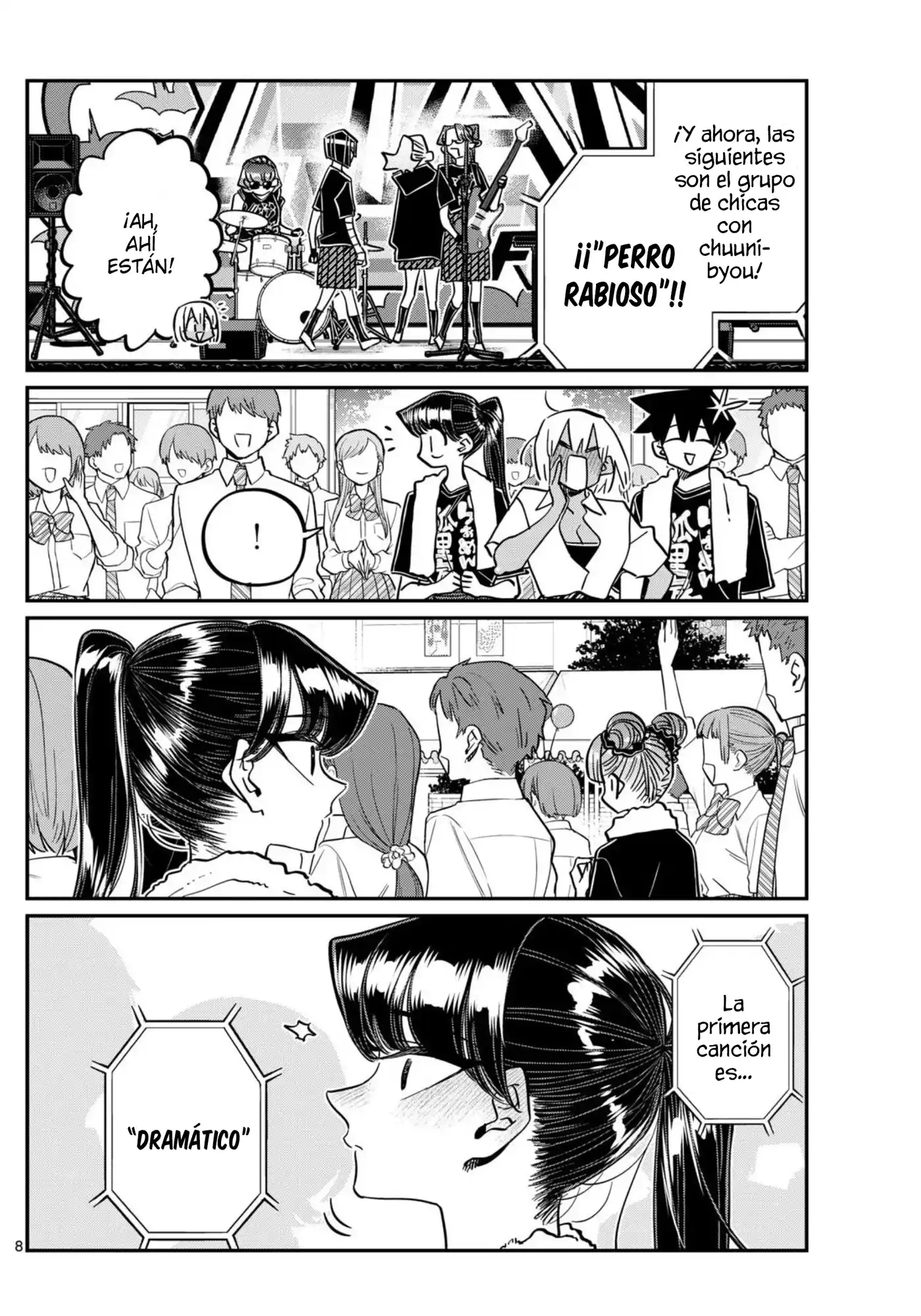 Komi-san wa Komyushou Desu Capitulo 454 página 8