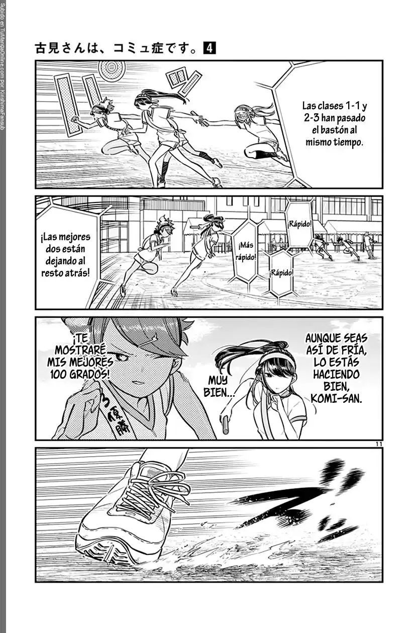 Komi-san wa Komyushou Desu Capitulo 55 página 12