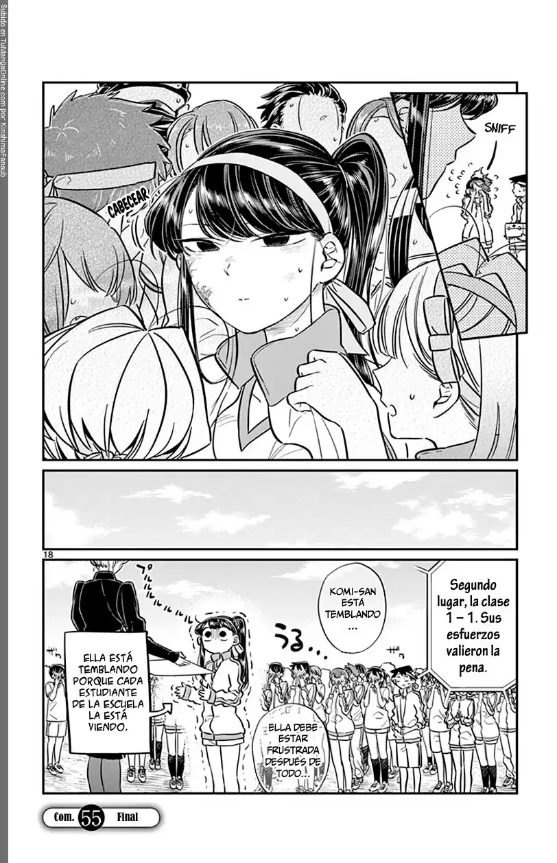 Komi-san wa Komyushou Desu Capitulo 55 página 19