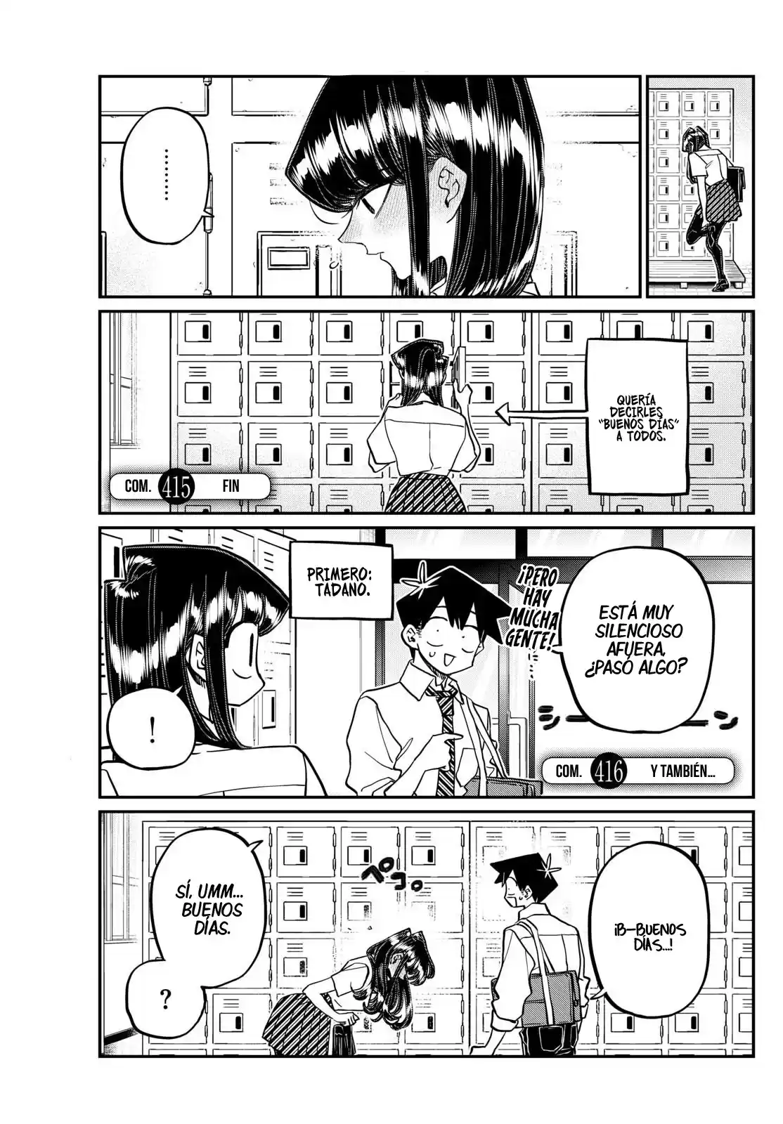 Komi-san wa Komyushou Desu Capitulo 416 página 2