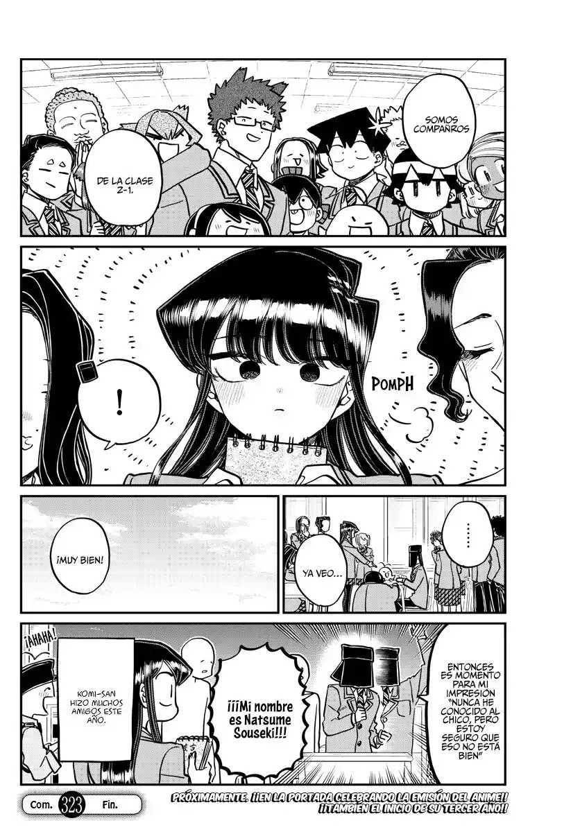 Komi-san wa Komyushou Desu Capitulo 323 página 15