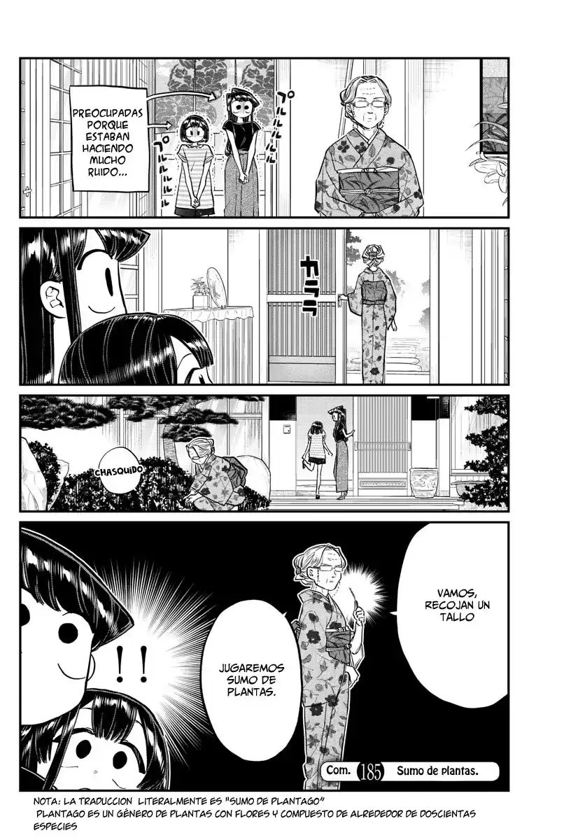 Komi-san wa Komyushou Desu Capitulo 185 página 3