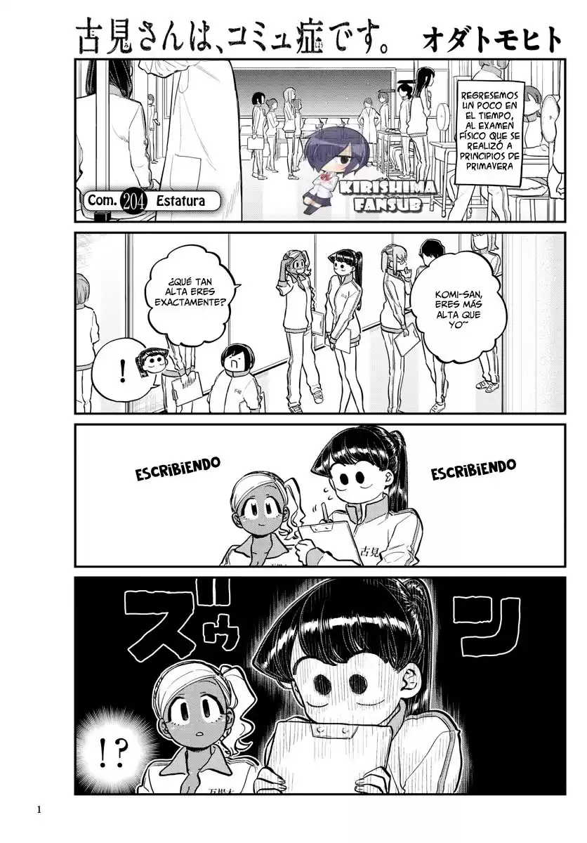 Komi-san wa Komyushou Desu Capitulo 204 página 2