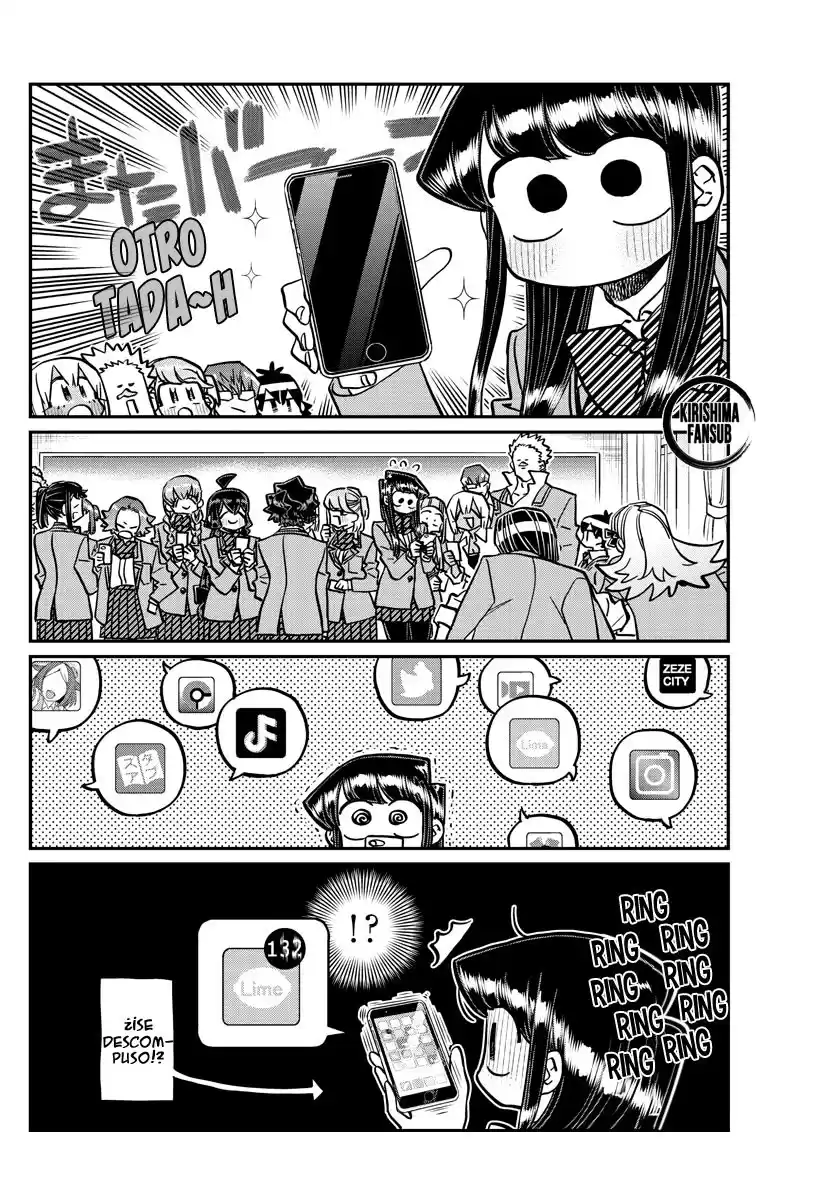 Komi-san wa Komyushou Desu Capitulo 350 página 15