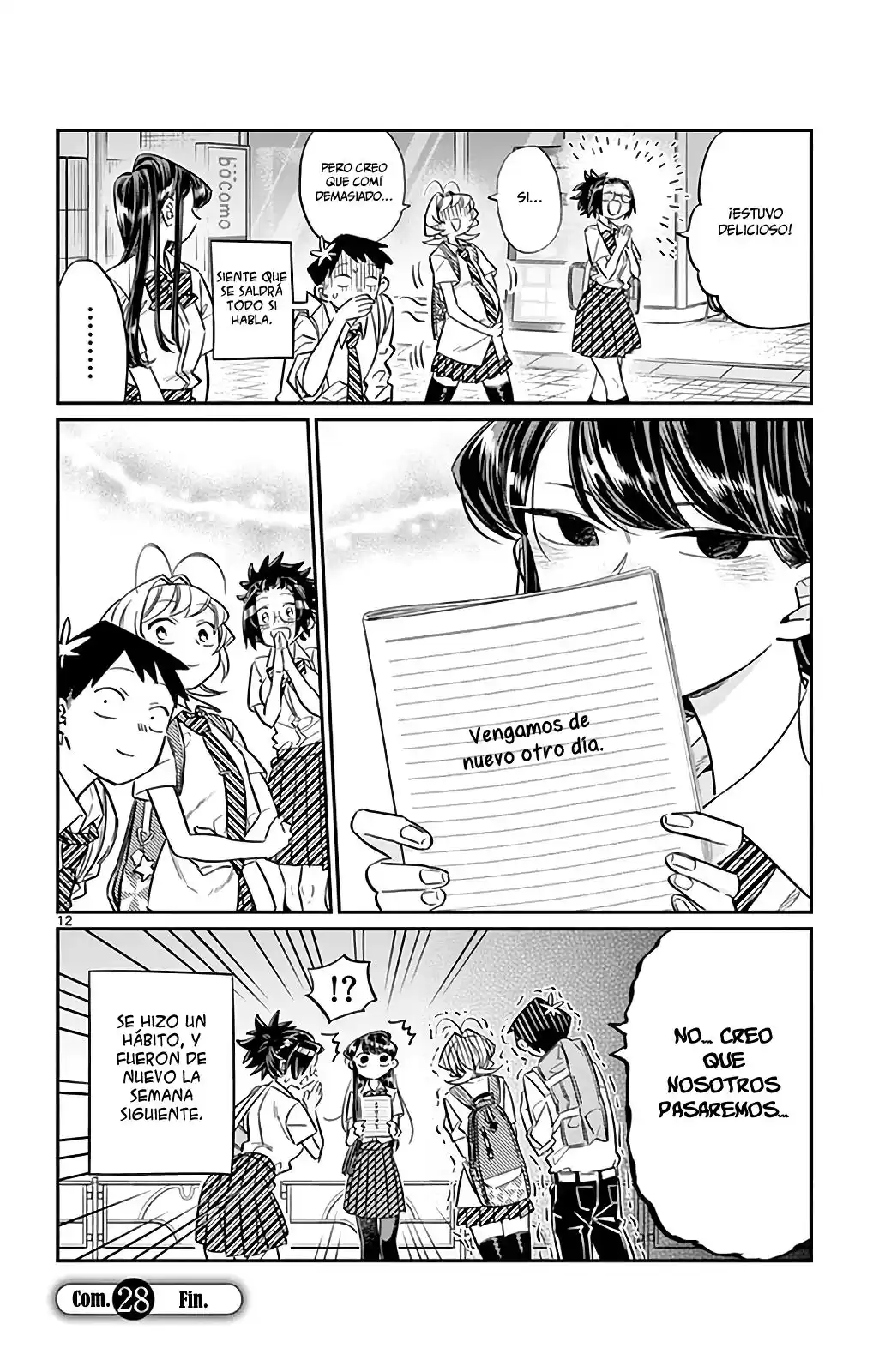 Komi-san wa Komyushou Desu Capitulo 28 página 13