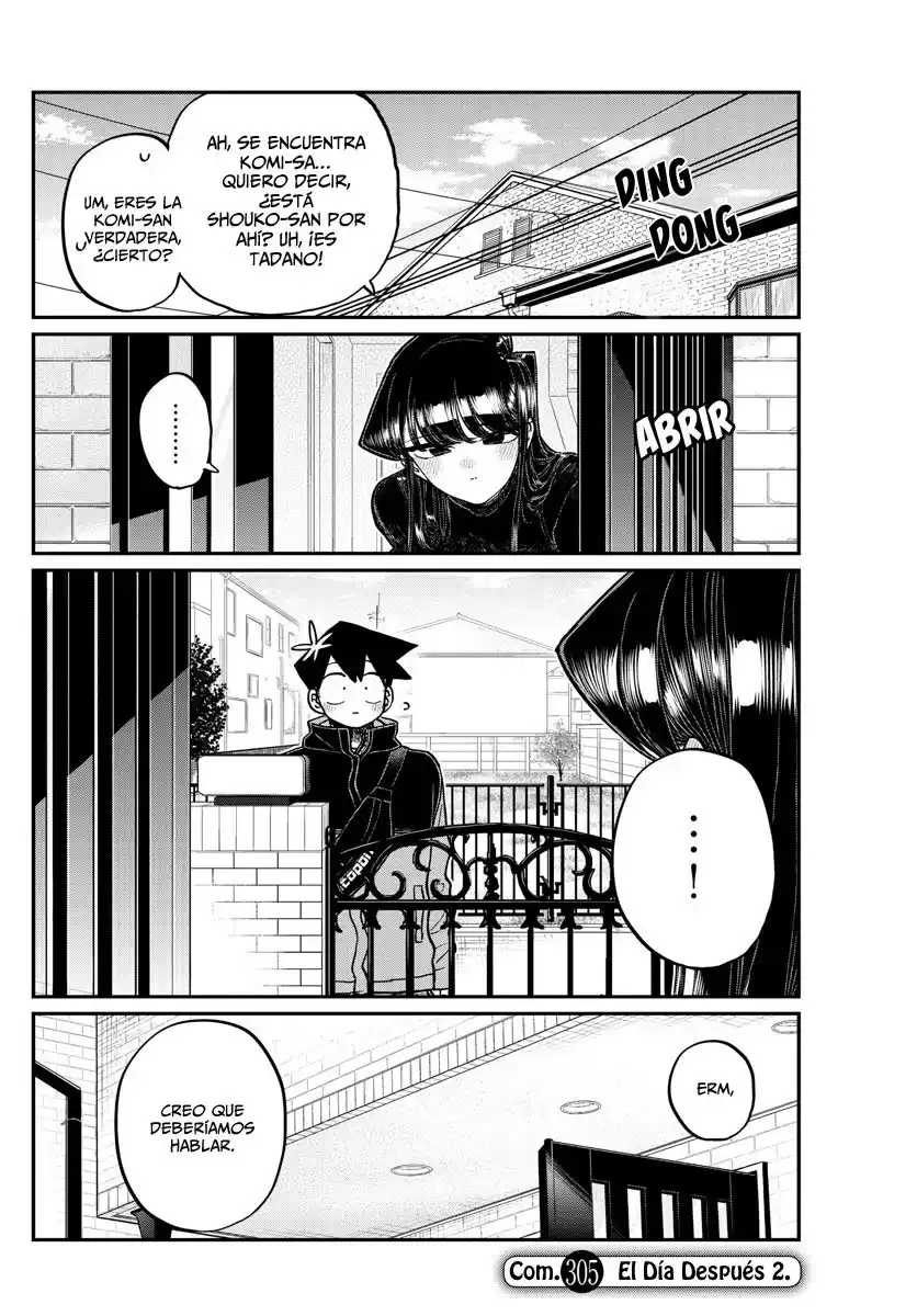 Komi-san wa Komyushou Desu Capitulo 305: Confesión 5 página 2