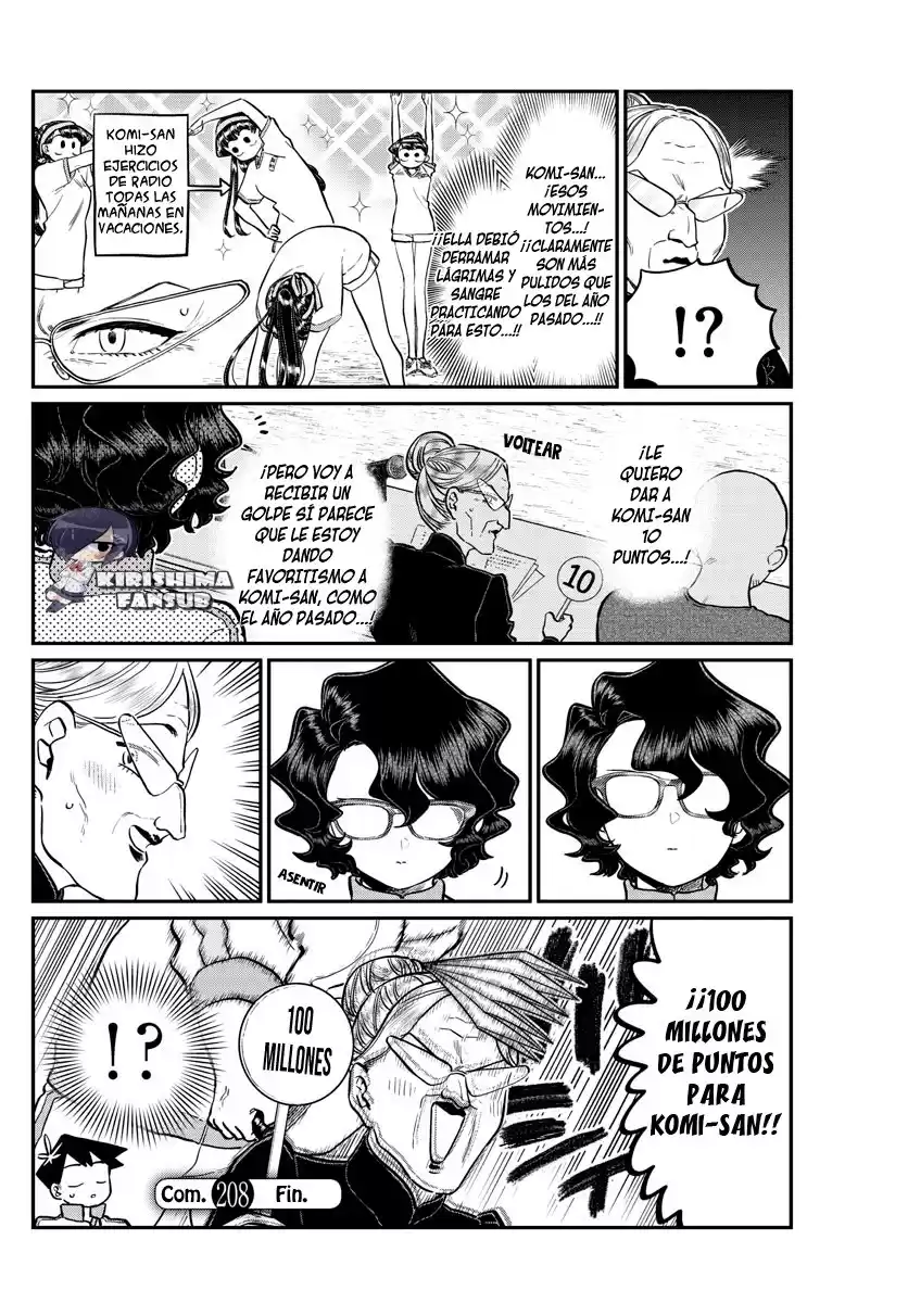 Komi-san wa Komyushou Desu Capitulo 208 página 5