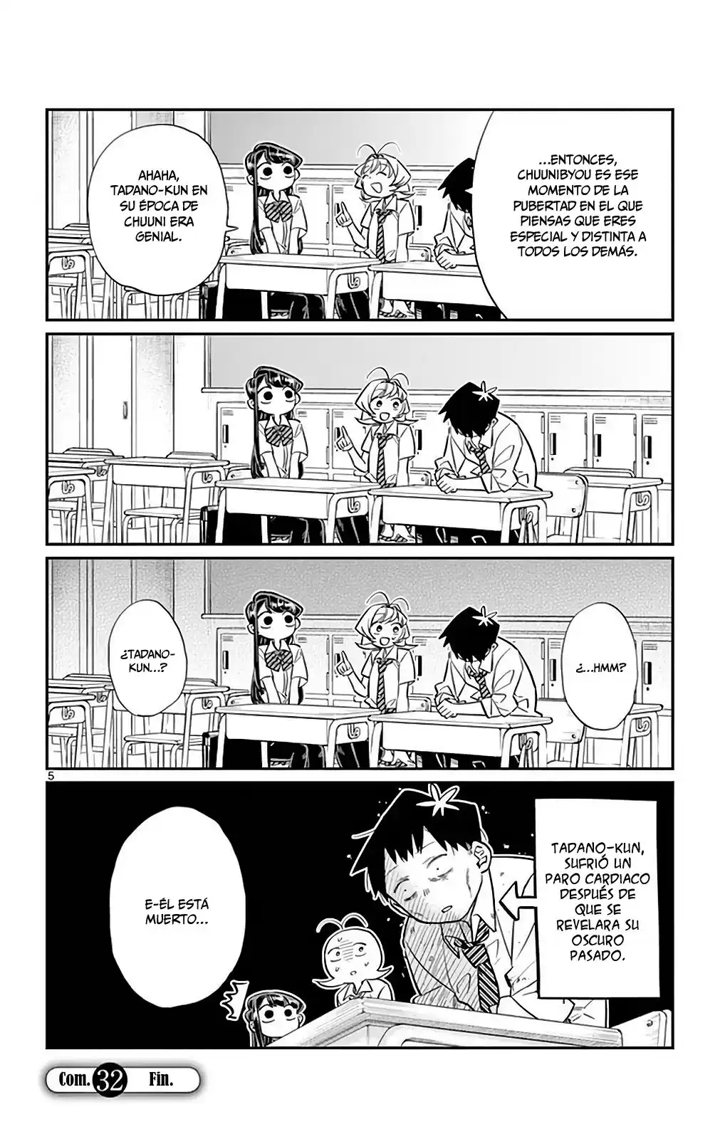 Komi-san wa Komyushou Desu Capitulo 32 página 6