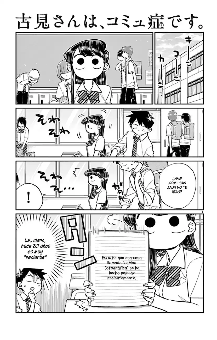 Komi-san wa Komyushou Desu Capitulo 57: Purikura página 2