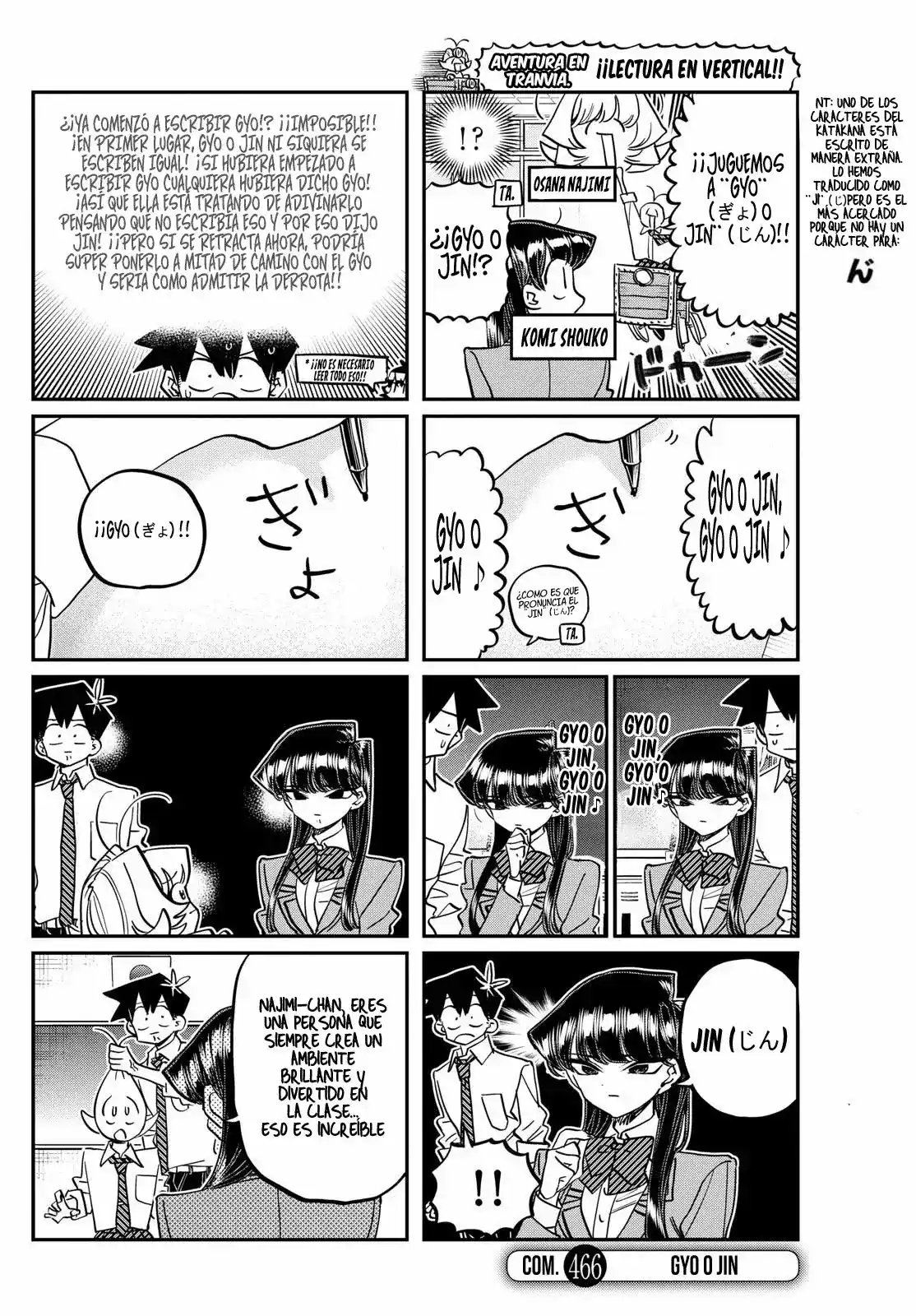 Komi-san wa Komyushou Desu Capitulo 466 página 2