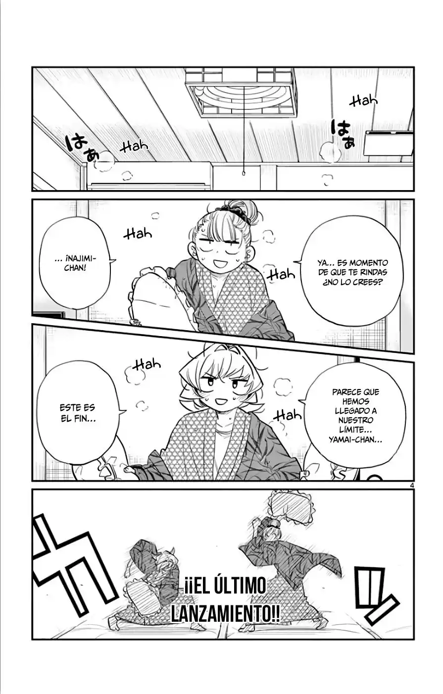 Komi-san wa Komyushou Desu Capitulo 107: Pelea de almohadas página 5