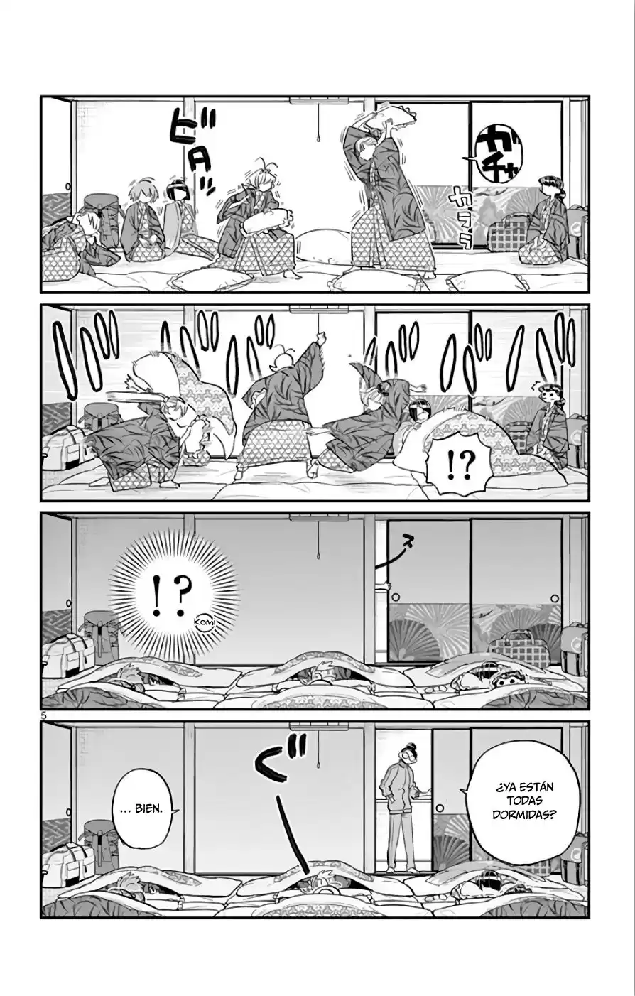 Komi-san wa Komyushou Desu Capitulo 107: Pelea de almohadas página 6