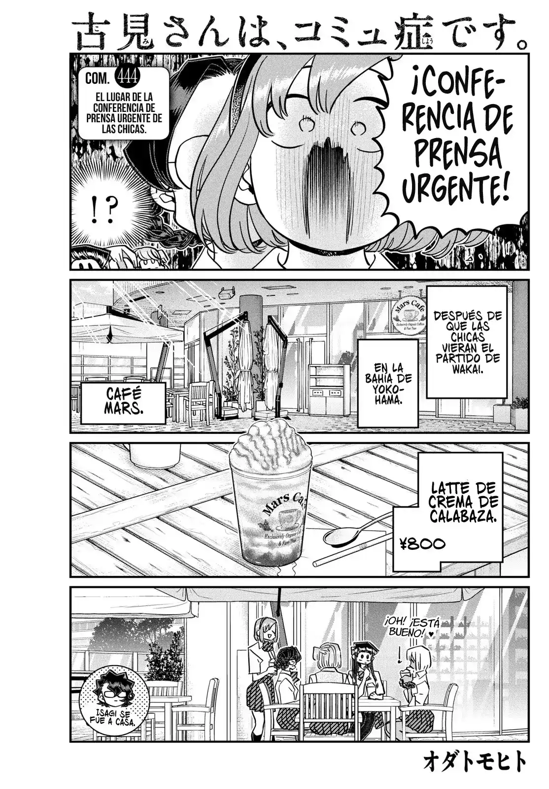 Komi-san wa Komyushou Desu Capitulo 444 página 3