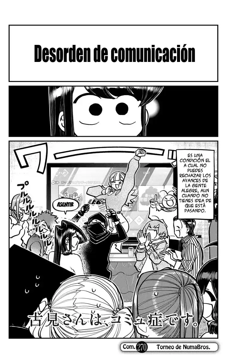 Komi-san wa Komyushou Desu Capitulo 270 página 3