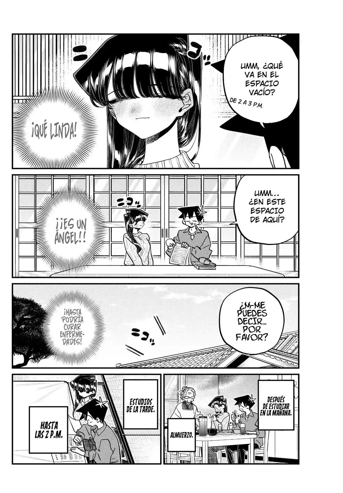 Komi-san wa Komyushou Desu Capitulo 477: Estudiando en la clase de la abuela, parte 4 página 3